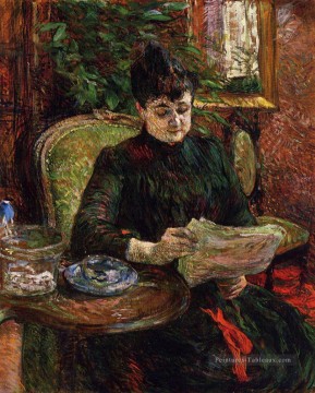 madame aline gibert 1887 Toulouse Lautrec Henri de Peinture à l'huile